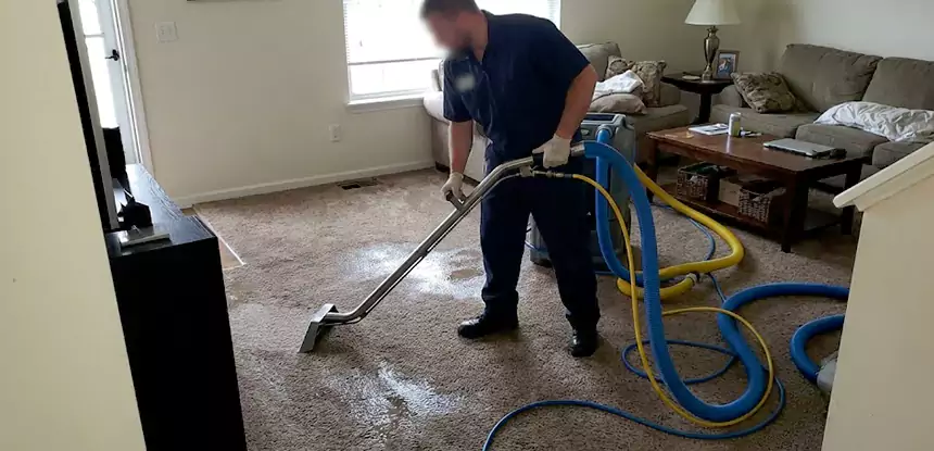 Flooded Basement Carpet Cleanup Pine Lake